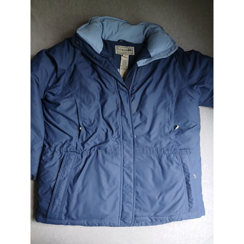 LL Bean Jacket Womens XL Down Fill Goretex Outdoor Heavy Insulated Vintage